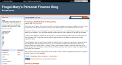Desktop Screenshot of frugal-mary.savingadvice.com