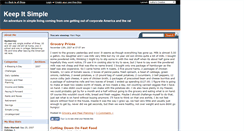 Desktop Screenshot of keepitsimple.savingadvice.com