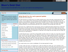 Tablet Screenshot of momsdebtdiet.savingadvice.com