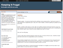 Tablet Screenshot of keeping-it-frugal.savingadvice.com