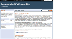 Desktop Screenshot of pennypencher50.savingadvice.com