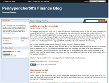Tablet Screenshot of pennypencher50.savingadvice.com
