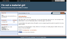 Tablet Screenshot of notamaterialgirl.savingadvice.com