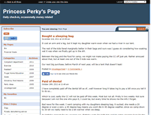 Tablet Screenshot of princessperky.savingadvice.com