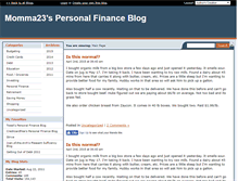 Tablet Screenshot of momma23.savingadvice.com