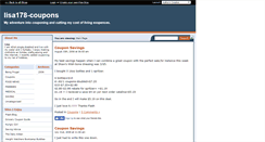Desktop Screenshot of lisa178.savingadvice.com