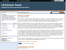 Tablet Screenshot of lrjohnson.savingadvice.com