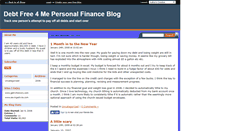 Desktop Screenshot of debtfree4me.savingadvice.com