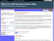 Tablet Screenshot of debtfree4me.savingadvice.com