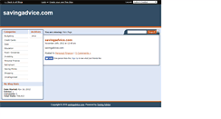 Desktop Screenshot of ihate2work.savingadvice.com
