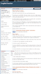 Mobile Screenshot of englishteacher.savingadvice.com