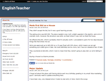 Tablet Screenshot of englishteacher.savingadvice.com
