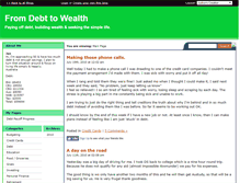 Tablet Screenshot of fromdebttowealth.savingadvice.com