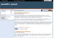 Desktop Screenshot of joeswife.savingadvice.com