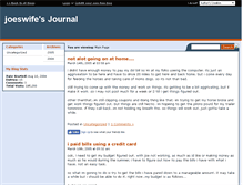 Tablet Screenshot of joeswife.savingadvice.com