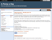 Tablet Screenshot of apennyaday.savingadvice.com