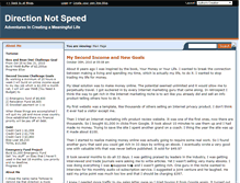 Tablet Screenshot of direction-not-speed.savingadvice.com