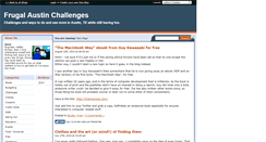 Desktop Screenshot of frugalchallenges.savingadvice.com