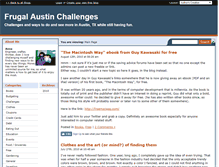 Tablet Screenshot of frugalchallenges.savingadvice.com