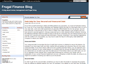 Desktop Screenshot of frugalfinance.savingadvice.com