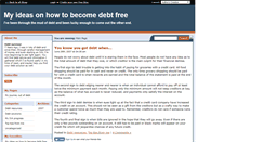 Desktop Screenshot of debtfreeguide.savingadvice.com