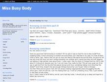 Tablet Screenshot of missbusybody.savingadvice.com