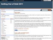 Tablet Screenshot of gettingoutofdebt2011.savingadvice.com