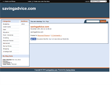 Tablet Screenshot of gingerbell.savingadvice.com