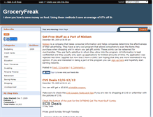 Tablet Screenshot of groceryfreak.savingadvice.com