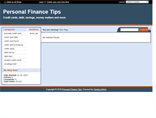 Tablet Screenshot of personalfinance.savingadvice.com