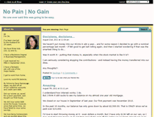 Tablet Screenshot of nopainnogain.savingadvice.com