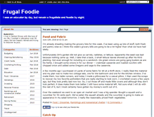 Tablet Screenshot of frugalfoodie.savingadvice.com