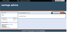 Tablet Screenshot of lorienllc.savingadvice.com