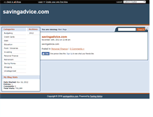 Tablet Screenshot of elly.savingadvice.com
