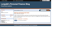 Desktop Screenshot of lenpatb.savingadvice.com