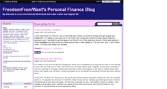 Desktop Screenshot of freedomfromwant.savingadvice.com