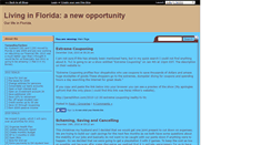 Desktop Screenshot of livinginflorida.savingadvice.com